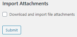 import attachments