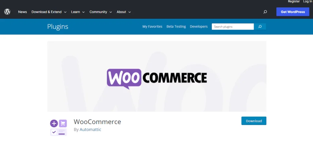 activate woocommerce