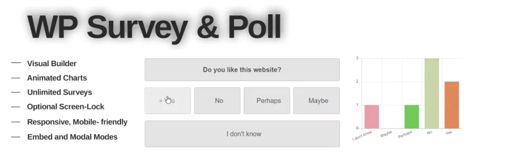 pantherius wordpress survey and poll