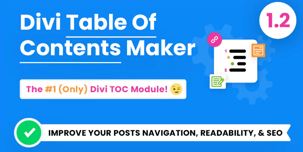 divi table of contents maker