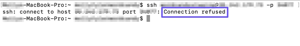 ssh or sftp errors